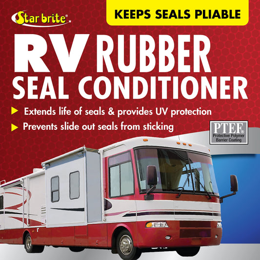 STAR BRITE 076116 STAR BRITE Premium RV Rubber Seal Conditioner - UV & Weather Resistant