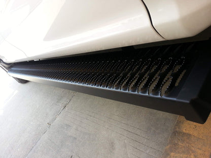 TRAILFX RBA008TI TrailFX Running Boards Fits Ford F-150 Standard Cab 2015-2025 Titanium Black Powder Coated Aluminum 6.5 Inch Width x 60 Inch Length Stationary Aggressive Side Steps TrailFX RBA008TI