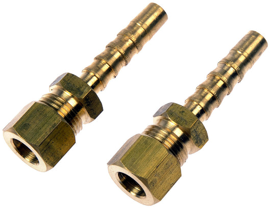 DORMAN 800-036 Dorman 800-036 Fuel Line Adapter - 5/16 In. Steel to 5/16 In.(8mm) Nylon Tubing, 2 Pack Universal Fit