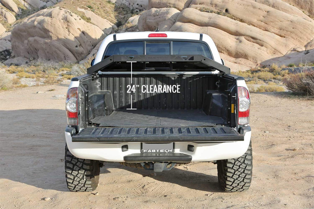 FABTECH FTS26095 Fabtech FTS26095 Cargo Rack 150 lbs. Cargo Capacity For Models w/Deck Rail System Cargo Rack