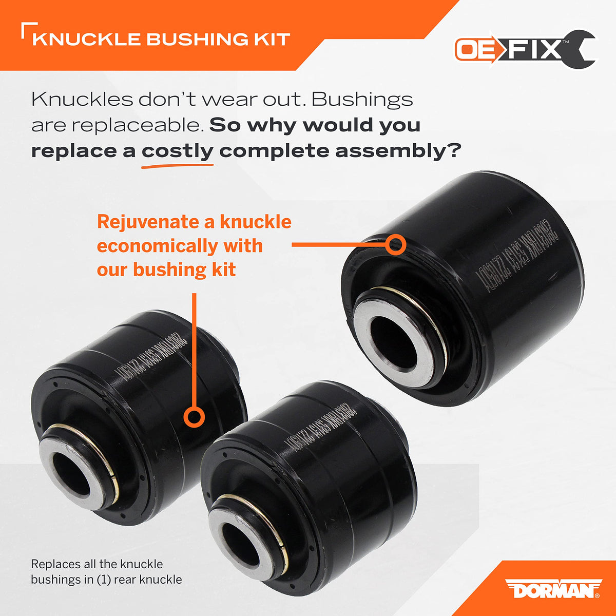 DORMAN BKK82685 Dorman BKK82685 Rear Suspension Knuckle Bushing Kit