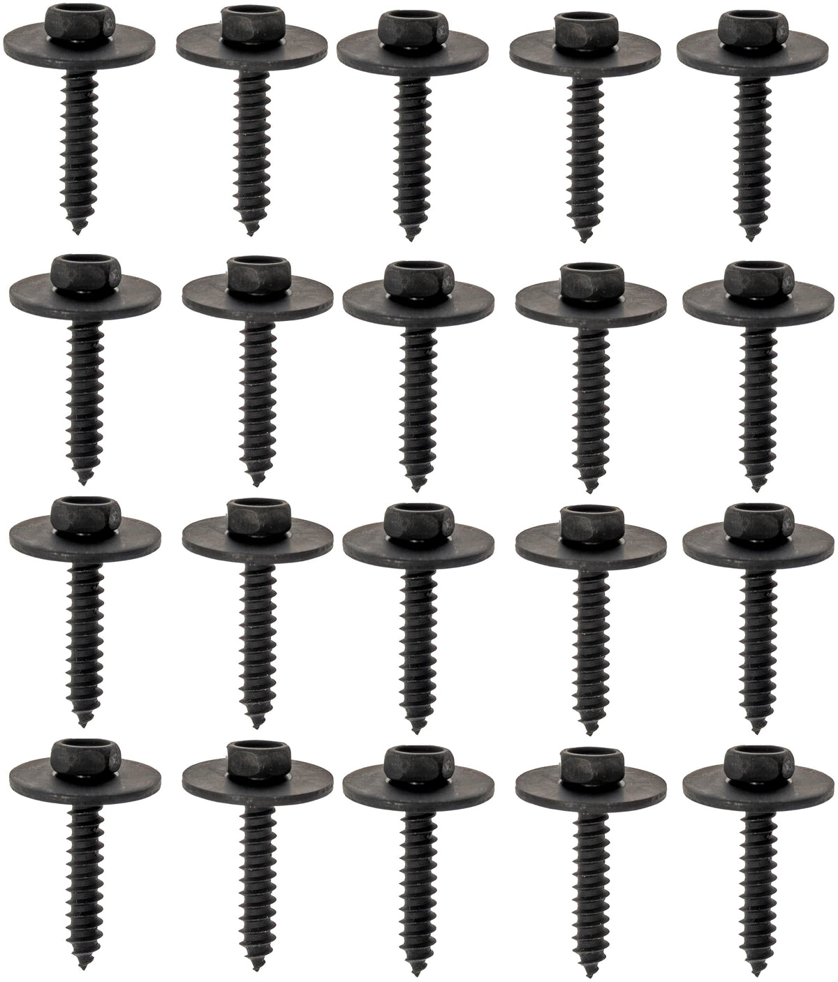 DORMAN 700-115 Dorman 700-115 Splash Shield Retainer Hardware - Self-Tapping Hex Head - M4.8 X 25 mm, 20 Pack