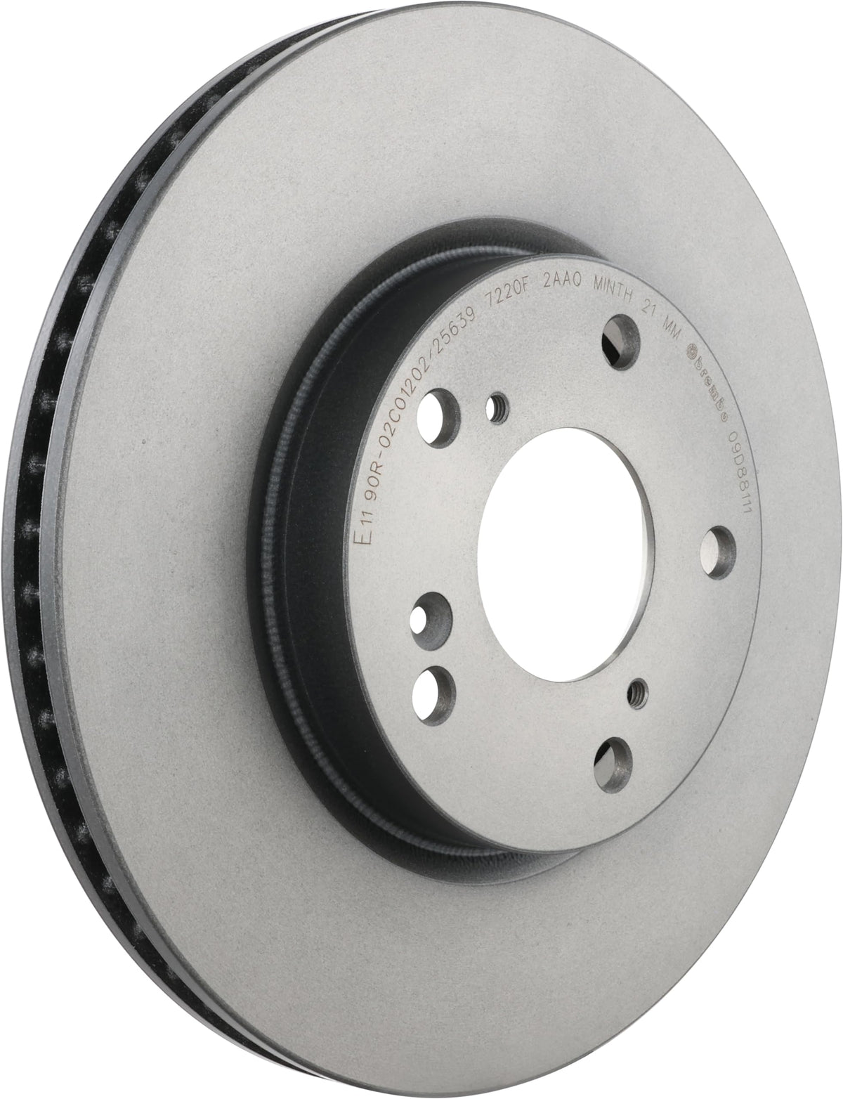 Brembo 09.D88.111 UV Coated vented Brake Rotor HONDA OE#
