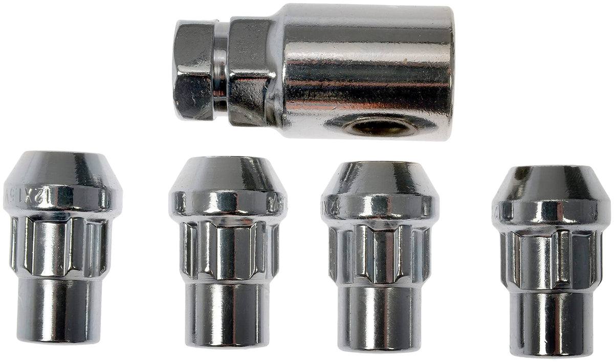 Dorman 712-328 WHEEL NUT LOCK CHROME ACORN SET M12-1.50
