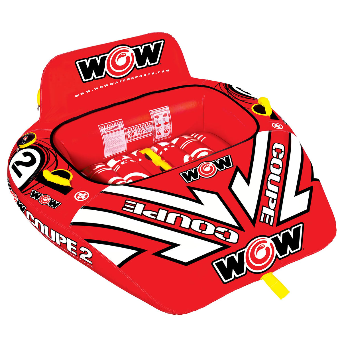 WOW SPORTS 15-1030 WOW Sports Coupe Cockpit Towable Tube - 1-2 Person