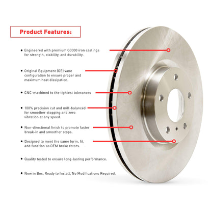 Dynamic Friction 600-46004 DFC Front or Rear Brake Rotor
