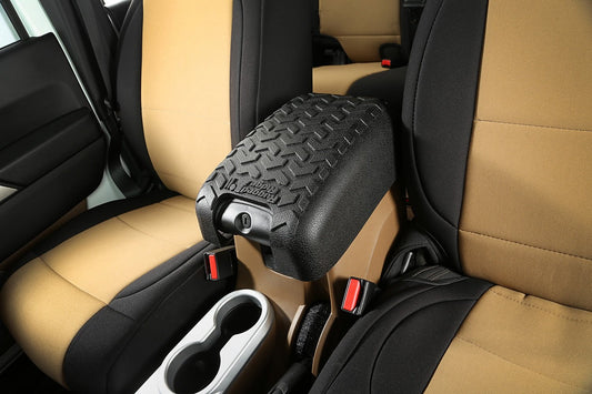 RUGGED RIDGE 13107.42 Rugged Ridge Center Console Cover for Jeep Wrangler JK | Polyurethane, Black | 13107.42 | Fits 2011-2018 Jeep Wrangler JK