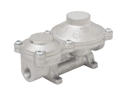 FLAME KING G2R150B Flame King 150,000 BTU Vertical Mounted 2-Stage Propane LP Regulator for RVs, Vans, Trailers, Campers, 100LB Tanks, ASME Tanks, Generators