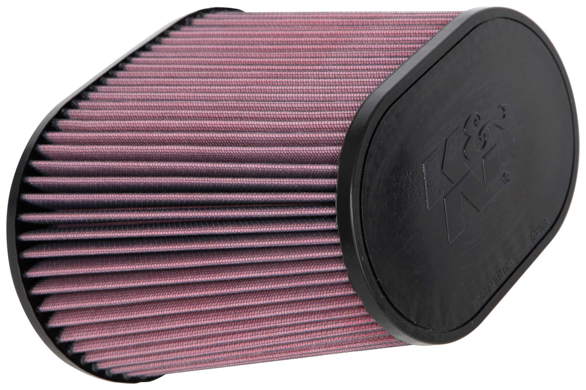 K&N FILTER RE-1040 K&N High-Flow Original Lifetime Universal Clamp-On Air Filter: High Performance, Premium, Washable: Flange Diameter: 4 In, Filter Height: 7.5 In, Flange Length: 1.5 In, Shape: Oval Tapered, RE-1040