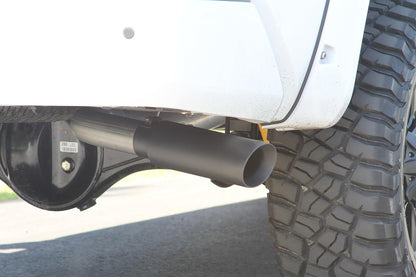 FLOWMASTER 817692 Flowmaster 817692 Outlaw Cat-Back Exhaust Kit 3 Inch Stainless Steel Dual 4 Inch Black Stainless Tips Compatible with 2009-2021 Toyota Tundra 4.6L 4.7L 5.7L exc Reg Cab Short Bed Double Cab Long Bed