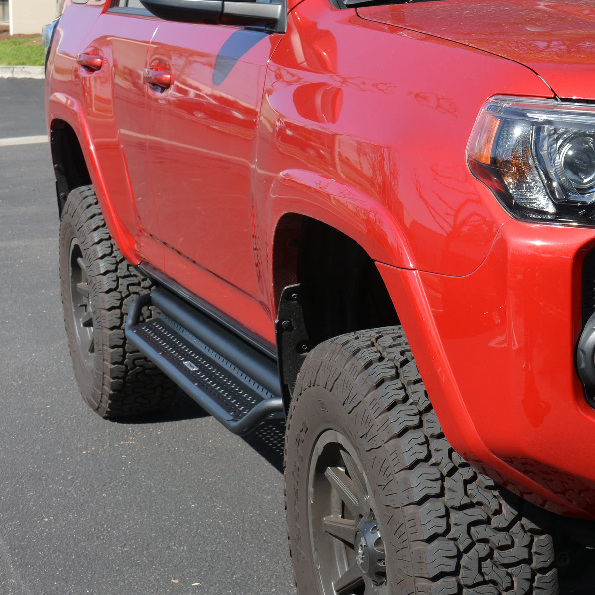 GO RHINO D14415T Go Rhino! Dominator Xtreme D1 Sidestep & Brackets | Mild Steel, Textured Black | D14415T | Fits 2007-2021 Toyota Tundra Double Cab Pickup