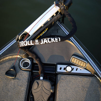 T-H MARINE GFTJ-1-DP T-H Marine G‑Force Troll Jacket Cable Sleeve - 60" Neoprene Trolling Motor Wire Organizer, 2 mm Heavy‑Duty Wrap with Hook & Loop, Fits Most Bow‑Mount Setups, Protects & Bundles Cables