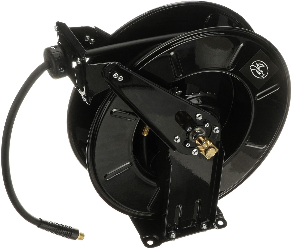 Gates 91069 Genuine Heavy-Duty Steel Air Hose Reel & 3/8" x