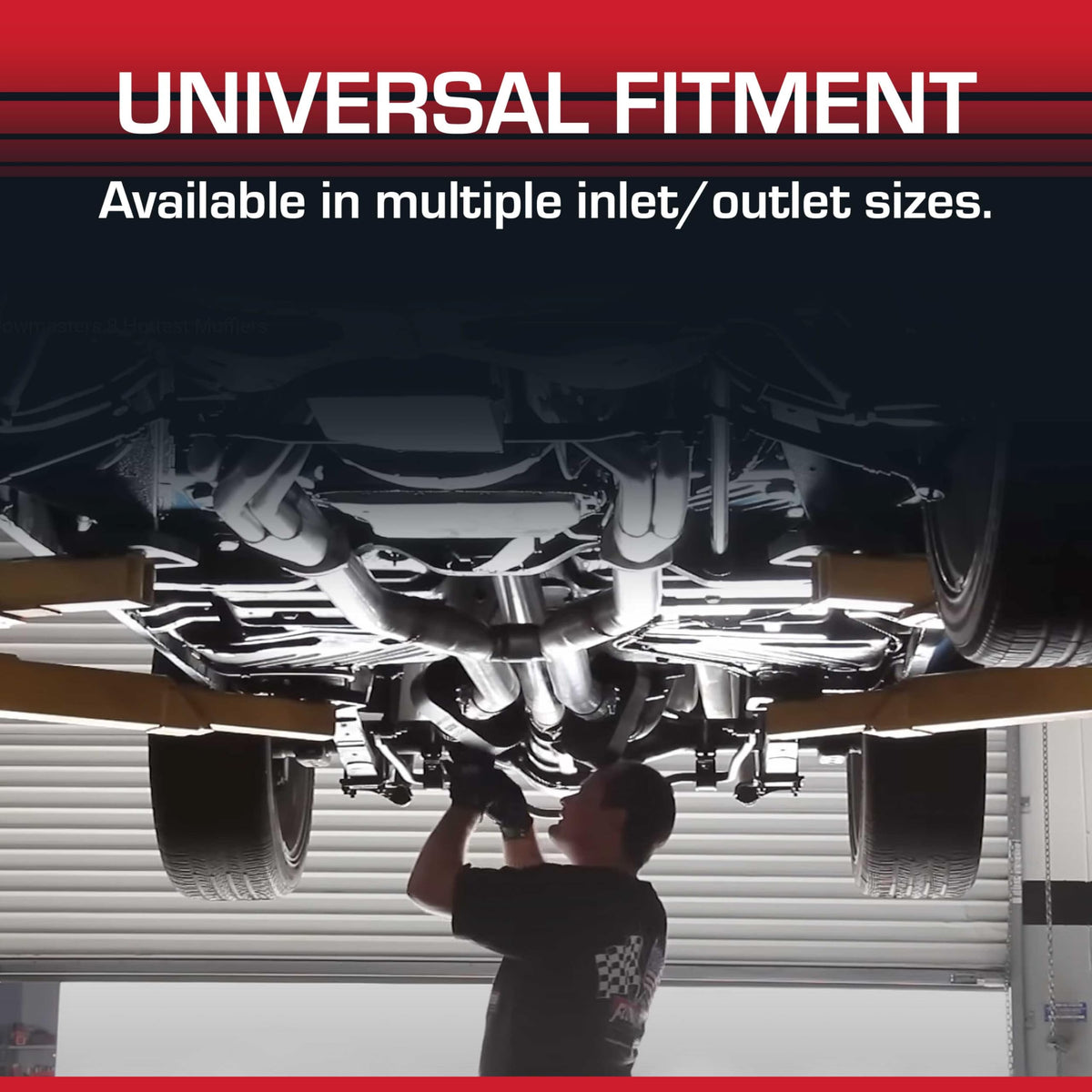 FLOWMASTER 943050 Flowmaster 50 Series Delta Flow® Muffler – 3.00" Center In/Center Out