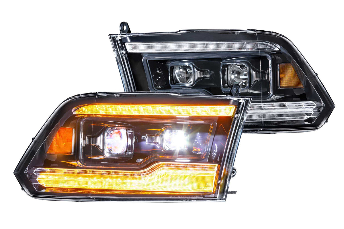MORIMOTO LF520-A-ASM Morimoto Lighting LF520-A-ASM 2x (One Pair) Amber XB LED Headlights fits Dodge Ram 2500