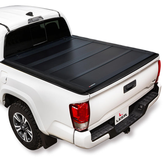 LEER 650335 LEER HF650M Quad-Folding Tonneau Cover, Fits 2022-2026 Nissan Frontier with 4'10" Truck Bed