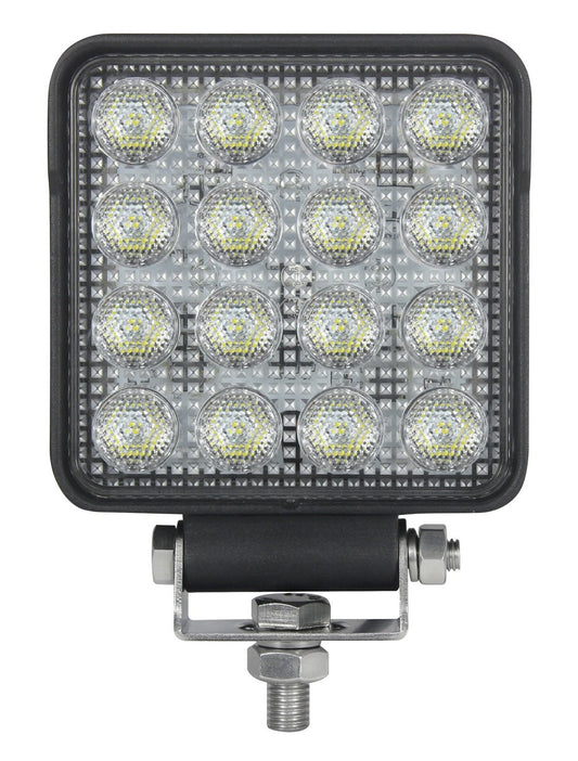 HELLA 357106012 HELLA 357106012 ValueFit 4 Square 2.0 LED Long Range Worklight, Multi