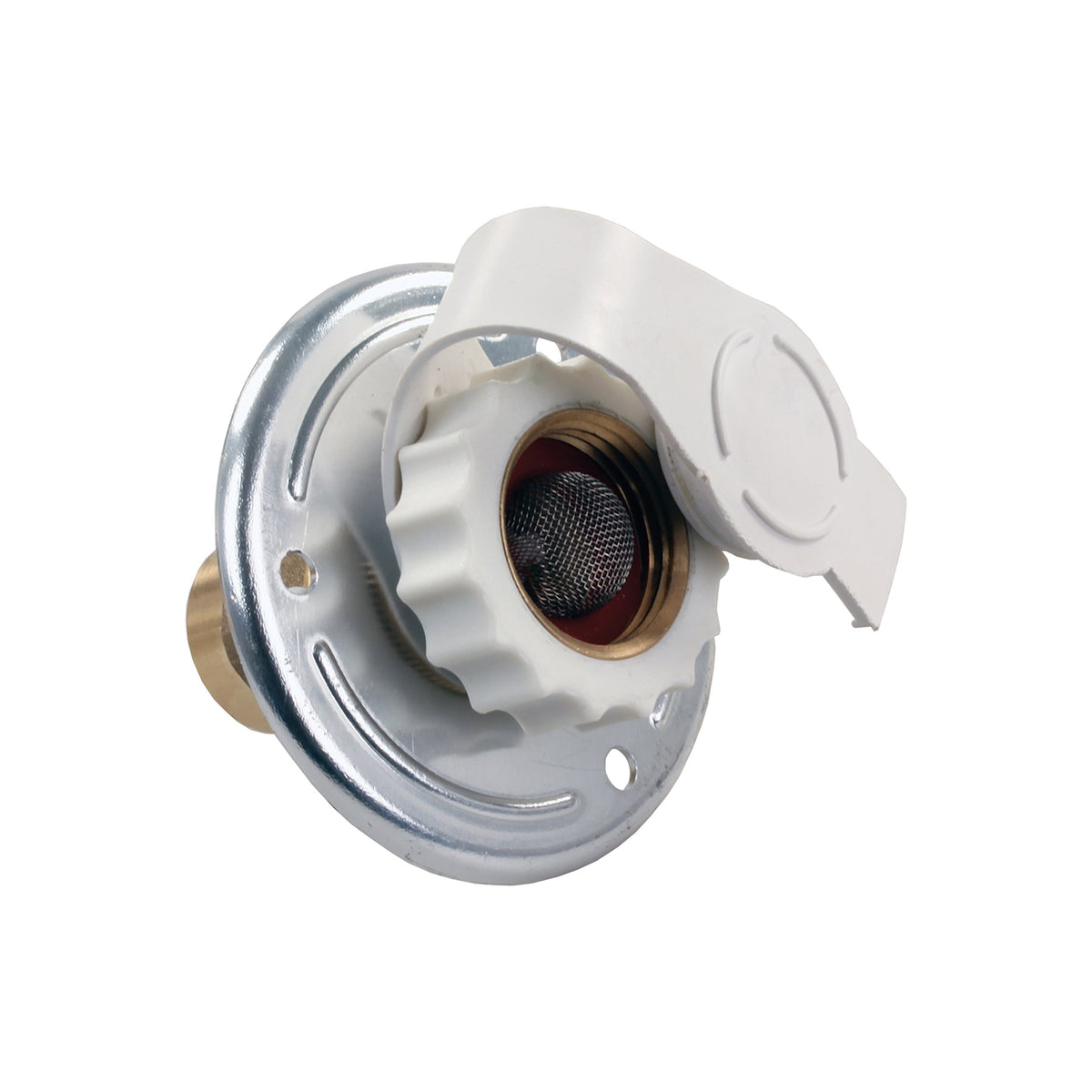 JR PRODUCTS 62175 JR Products 62175 Aluminum City Water Flange - 1/2" FPT x 3/4"