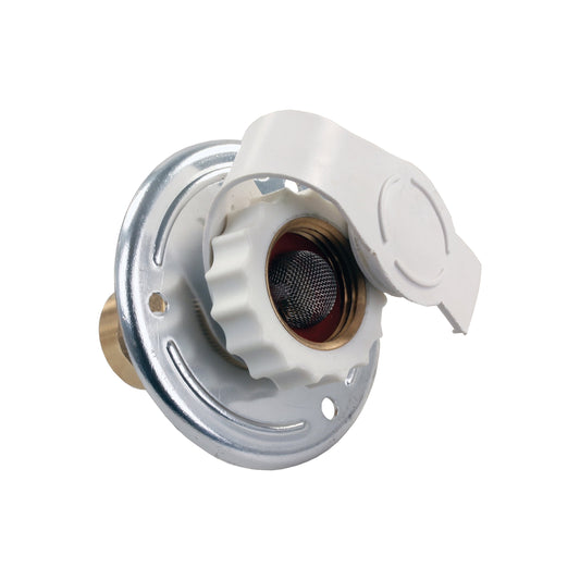 JR PRODUCTS 62175 JR Products 62175 Aluminum City Water Flange - 1/2" FPT x 3/4"