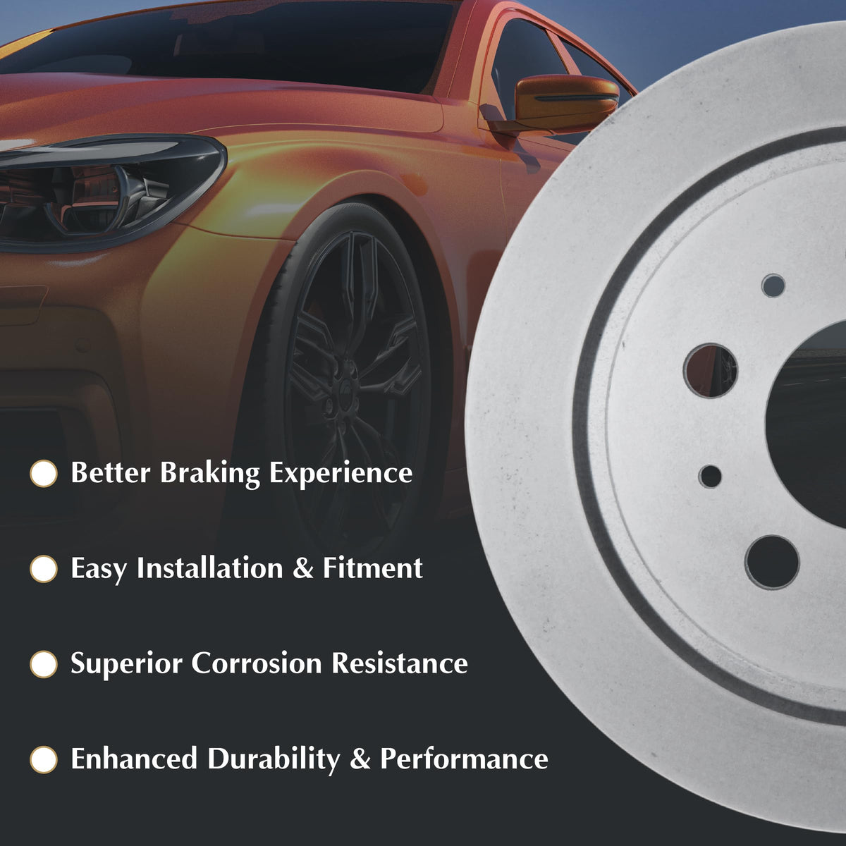 Centric Parts 320.67042F GCX ( ) Front Disc Brake Rotor with Full Coating