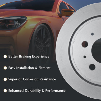 Centric Parts 320.67042F GCX ( ) Front Disc Brake Rotor with Full Coating