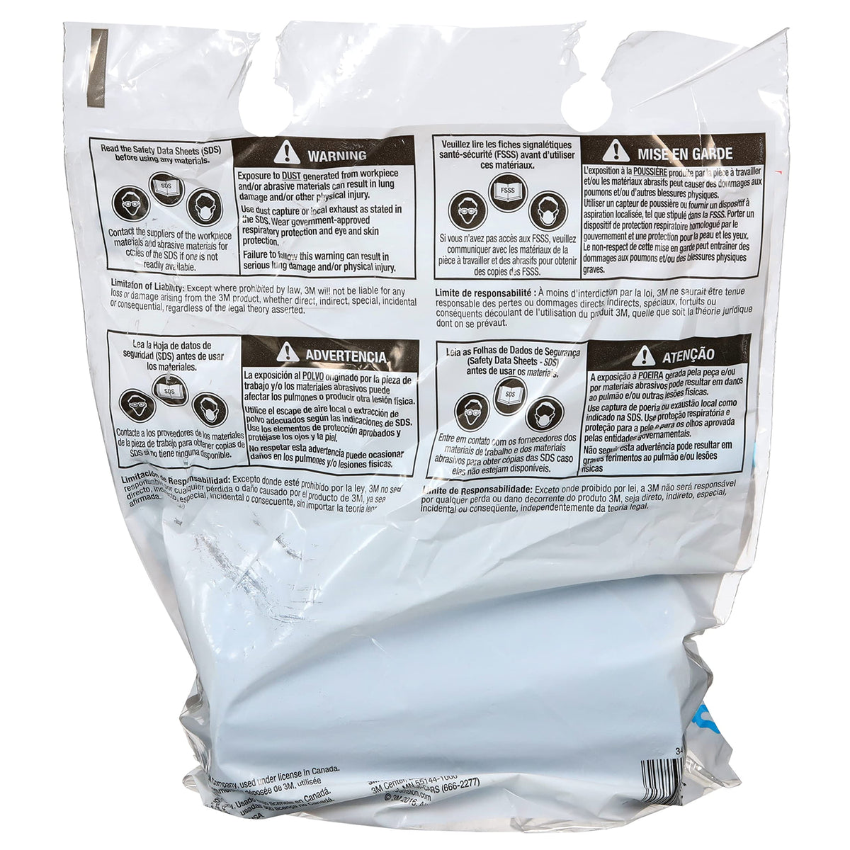 3M 36202 3M Stikit Blue Abrasive Disc Roll, 321U, 36202, 6 in, 80+ Grade, No Hole