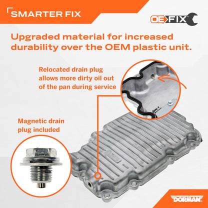 DORMAN 264-863 Dorman 264-863 Engine Oil Pan Compatible with Select AWD Infiniti Models (OE FIX)