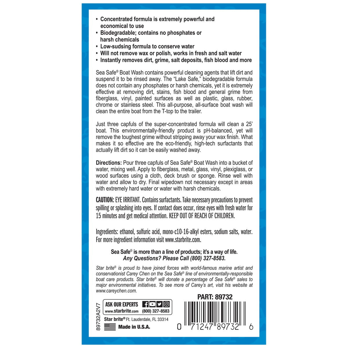 STAR BRITE 089732PW STAR BRITE Sea Safe Boat Wash Multi-Surface Cleaner