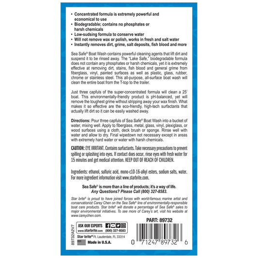 STAR BRITE 089732PW STAR BRITE Sea Safe Boat Wash Multi-Surface Cleaner