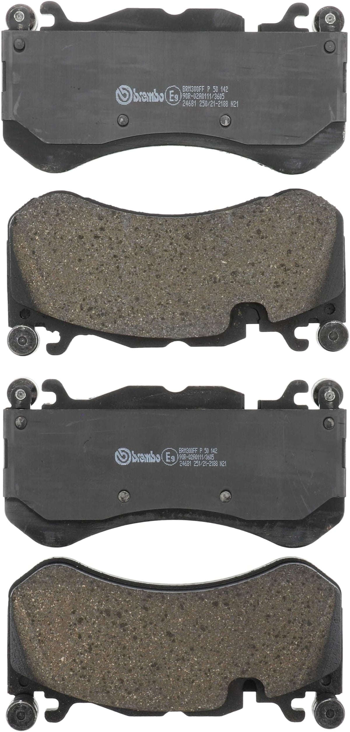 BREMBO P50142 Brembo P50142 Low-Met Front Disc Brake Pad Set MERCEDES-BENZ/PUCH OE# A0044208920
