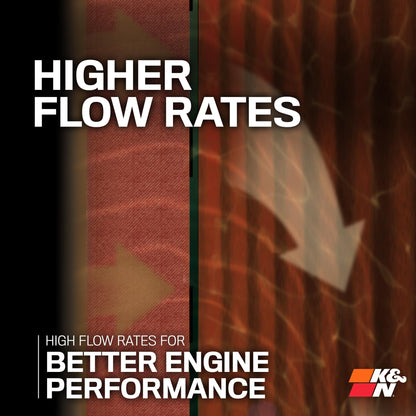 K&N FILTER HP-7050 K&N Premium Oil Filter: 20,000 Mile Engine Protection, High Capacity/High Efficiency: Compatible with 2006-2020 Alfa Romeo/Chrysler/Fiat/Ford: (See Product Description for Select Models) HP-7050