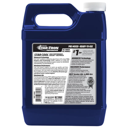 STAR BRITE 033264 STAR BRITE Star-Cool Premium Synthetic PG Engine Coolant - 64 OZ (033264)