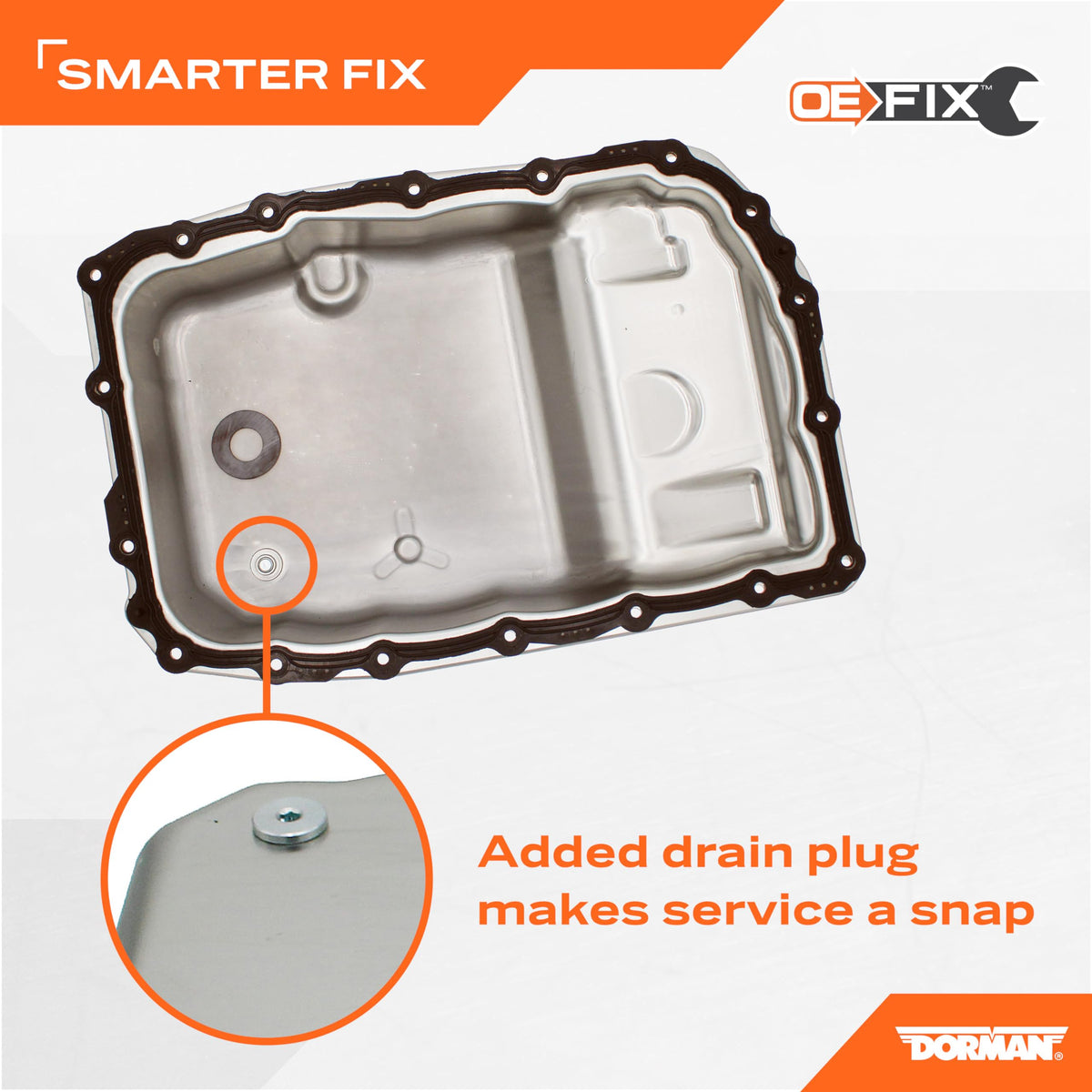 DORMAN 265-582 Dorman 265-582 Transmission Oil Pan Compatible with Select Models (OE FIX)