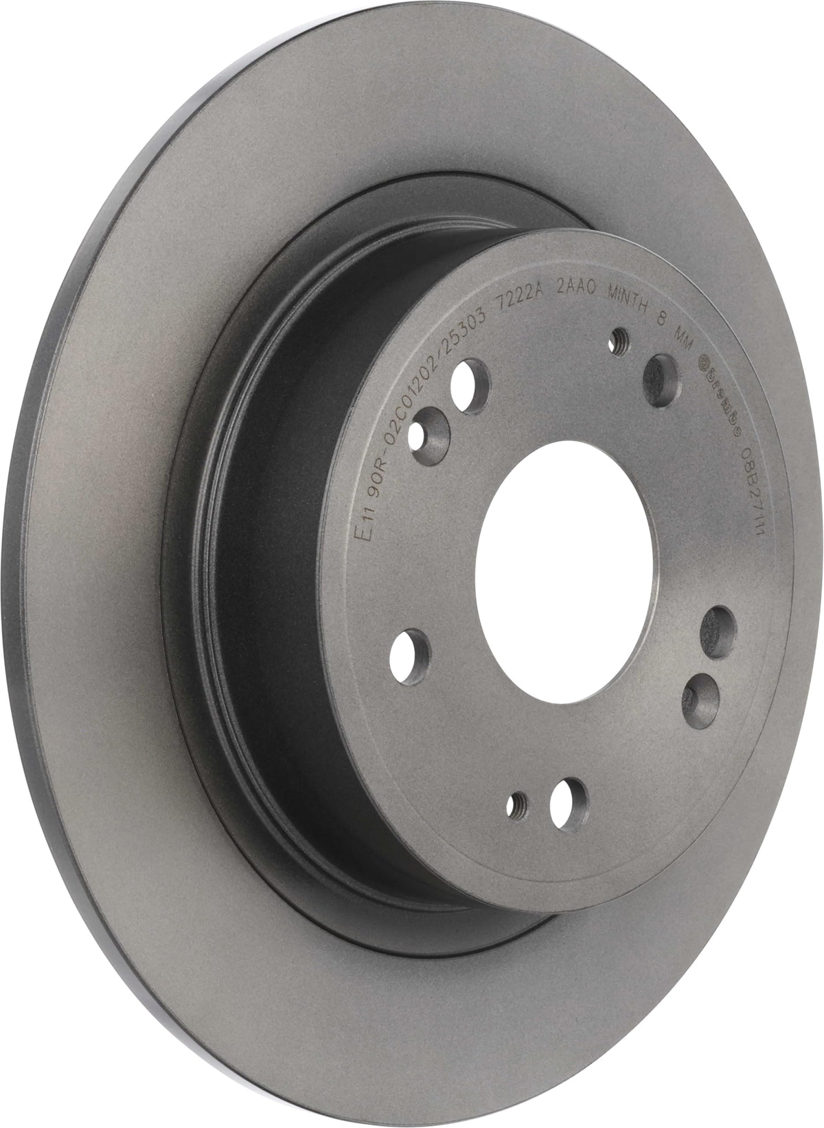 BREMBO 08B27111C02 Brembo 08.B271.11 UV Coated solid Rear Brake Rotor ACURA/HONDA/PROTON OE# 42510TA0A01
