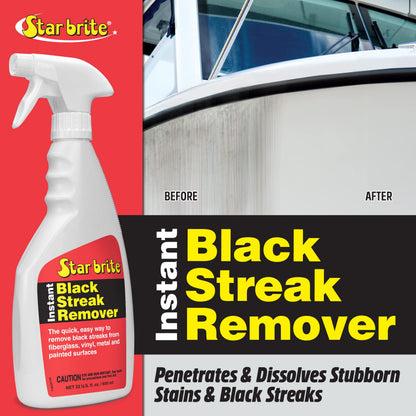 STAR BRITE 071600N STAR BRITE Instant Black Streak Remover for Grease, Oil, Smoke Stains