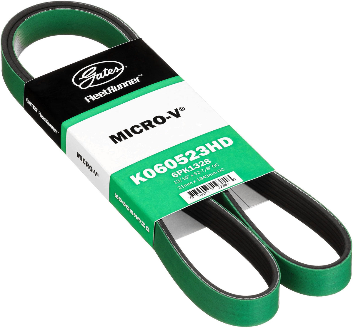 Gates K060523HD FleetRunner Heavy-Duty Micro-V Serpentine Drive