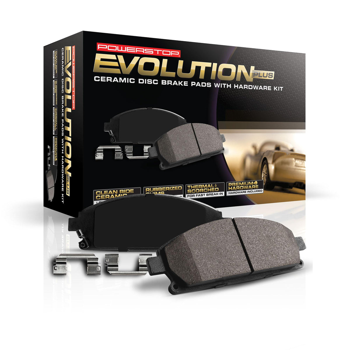 Powerstop 17-1194 Z17 Replacement Ceramic Brake Pads Rear