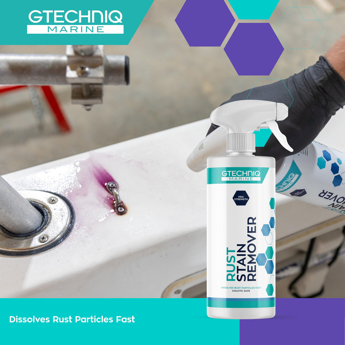 Gtechniq Gtechniq Marine Rust Stain Remover for Boats, 169 fl oz