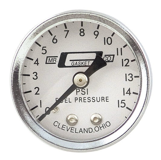 MR GASKET 1561 Mr. Gasket 1561 Fuel Pressure Gauge 1.500 in.