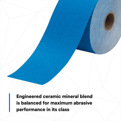 3M 36225 3M Stikit Blue Abrasive Sheet Roll, 36225, 320+ Grade, 2-3/4 in x 45 yd