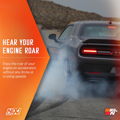 K&N FILTER 50-2545 K&N NextGen Cold Air Intake System: High-Flow Cotton Filter: Compatible with 2011-2023 DODGE/CHRYSLER; Challenger; Charger; 300; 50-2545