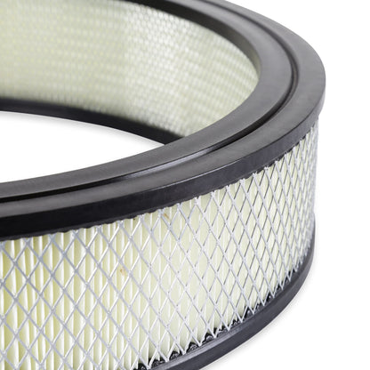 MR GASKET 6403 Mr. Gasket 6403 Air Filter - 14 Inch x 3 Inch - Replacement - White