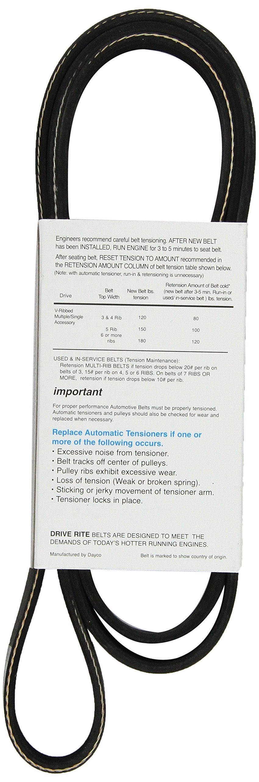 Dayco 5060715DR Serpentine Belt