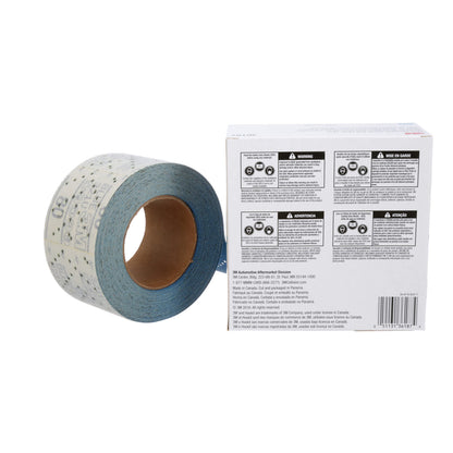 3M 36187 3M Hookit Blue Abrasive Sheet Roll, 36187, 80, 2.75 in x 13 yd