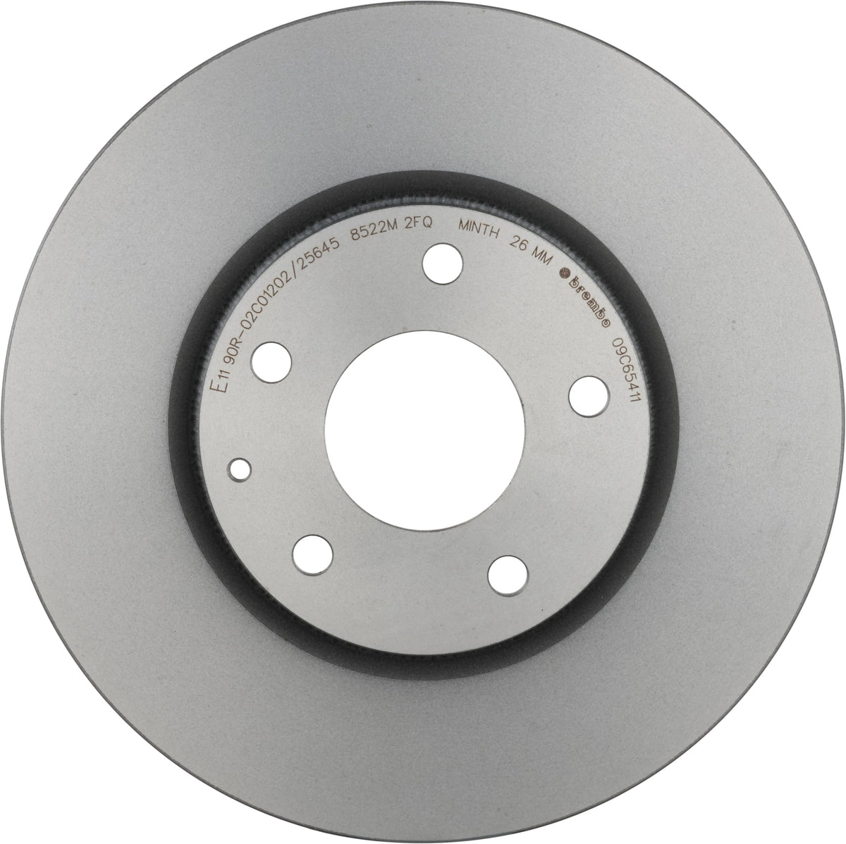BREMBO 09C65411C02 Brembo 09.C654.11 UV Coated vented Front Brake Rotor MAZDA/MAZDA (CHANGAN)/MAZDA (FAW) OE# GHR133251