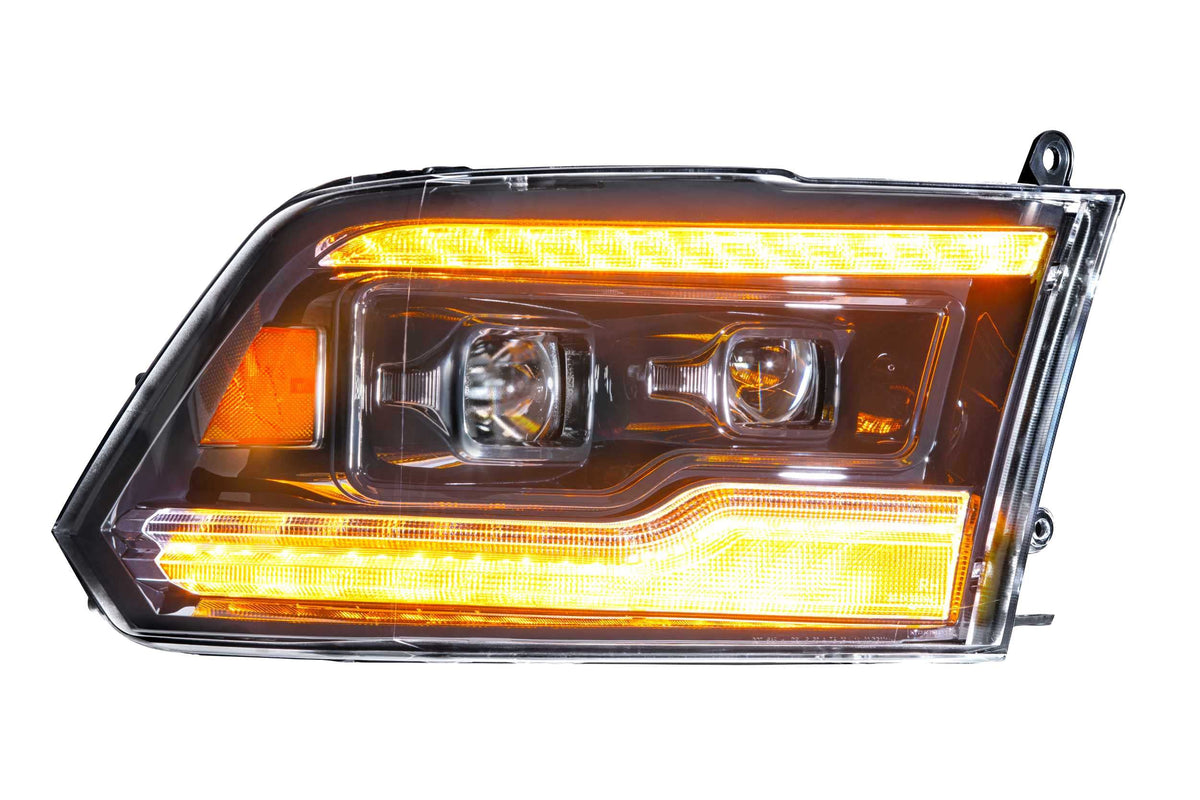 MORIMOTO LF520-A-ASM Morimoto Lighting LF520-A-ASM 2x (One Pair) Amber XB LED Headlights fits Dodge Ram 2500