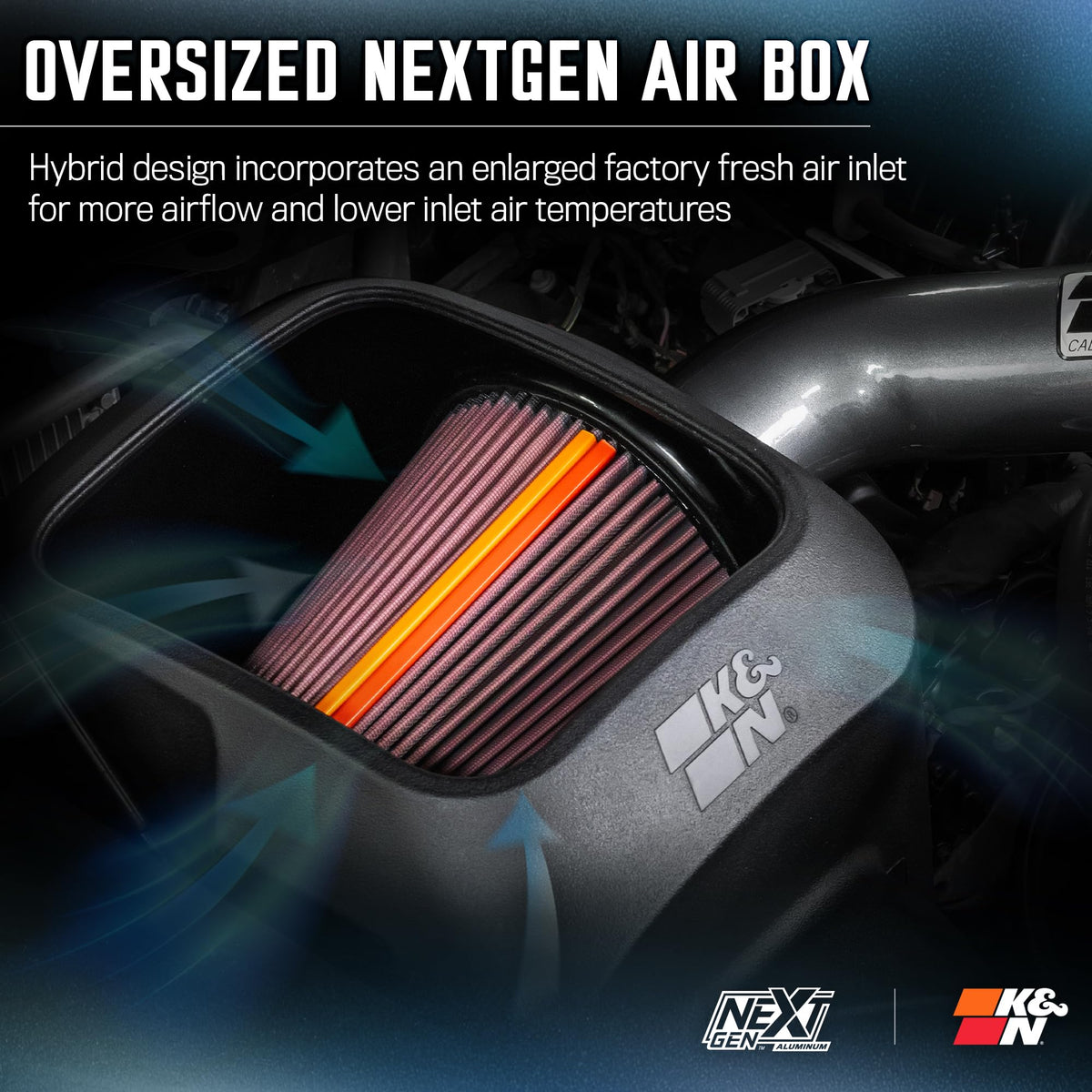K&N 70-1561 NextGen Aluminum Cold Air Intake System
