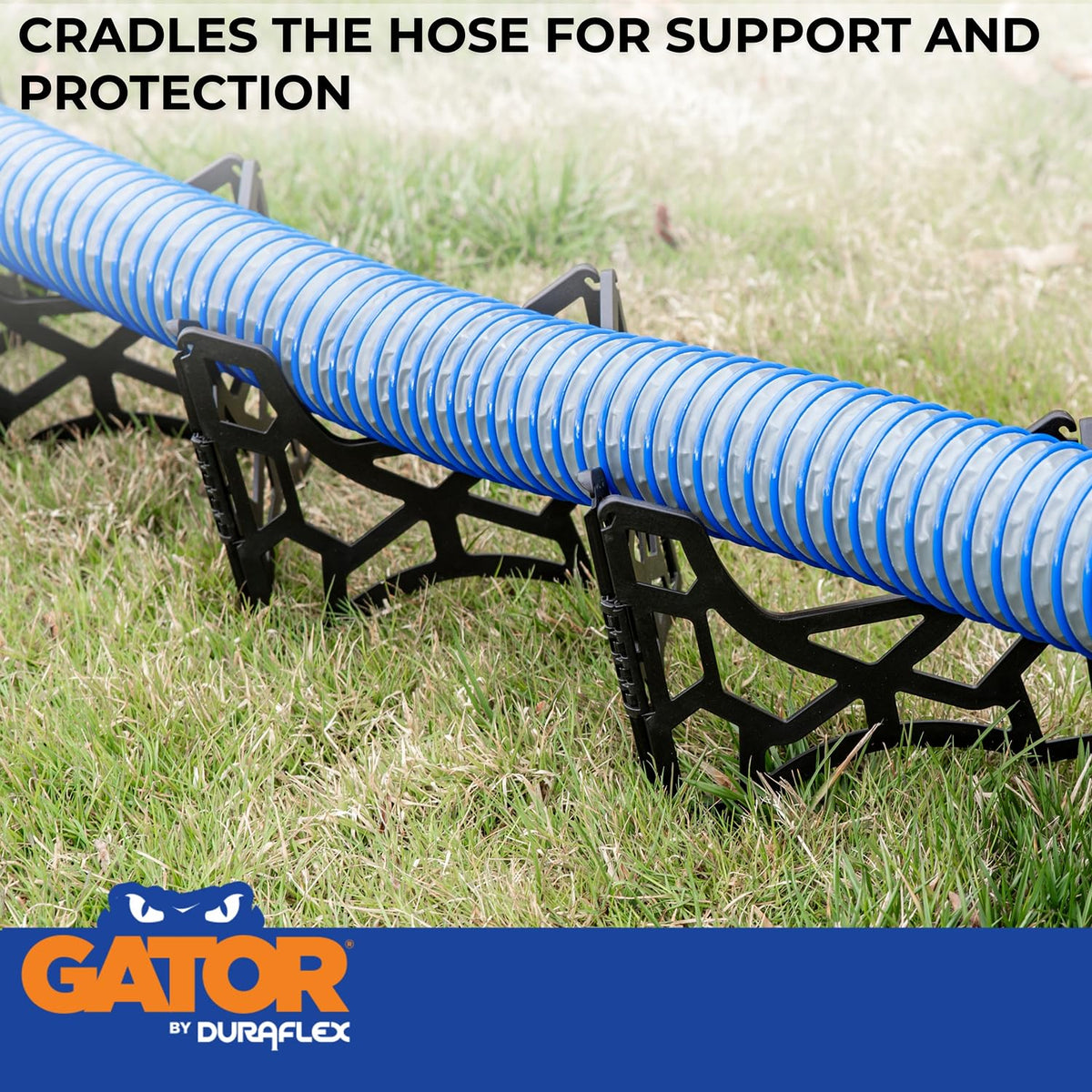 DURAFLEX 21857S Duraflex Sewer Hose Support 21857S, 15 Foot Length, Black, Plastic