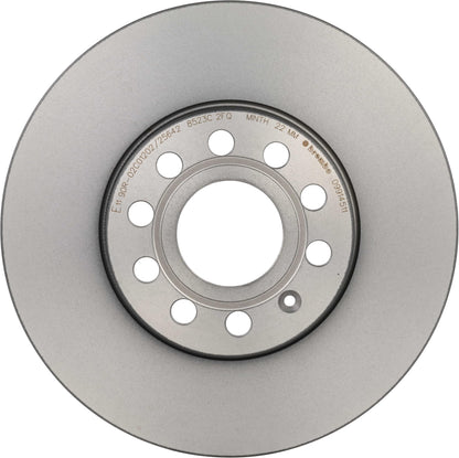 BREMBO 09914511C02 Brembo 09.9145.11 UV Coated vented Front Brake Rotor AUDI/AUDI (FAW)/CUPRA/SEAT/SKODA/SKODA (SVW)/VW/VW (FAW)/VW (SVW) OE# 1K0615301T