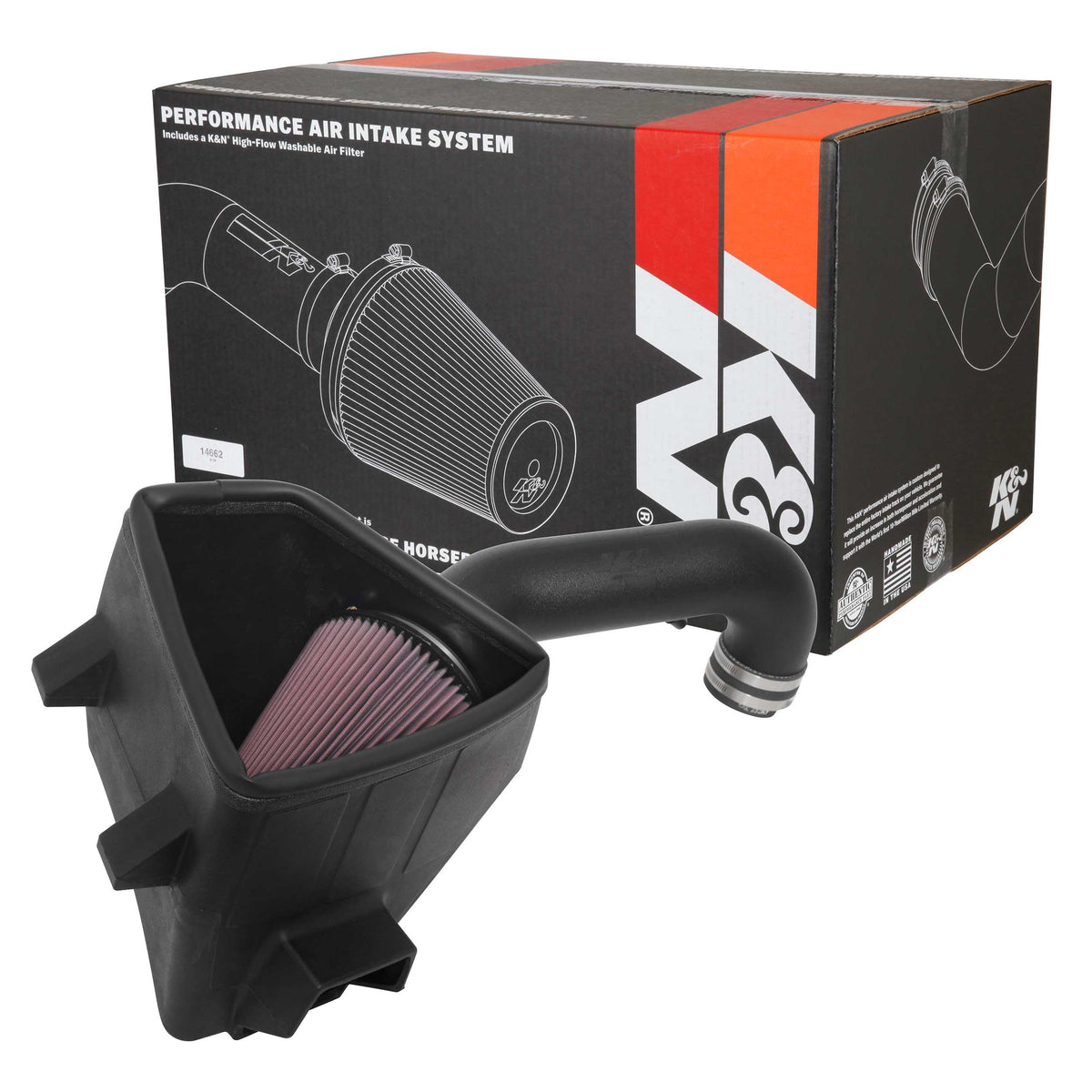 K&N FILTER 63-1578 K&N Cold Air Intake System: High-Flow Air Filter, Increase Performance & Towing: Compatible with 2019-2026 RAM 1500, 63-1578